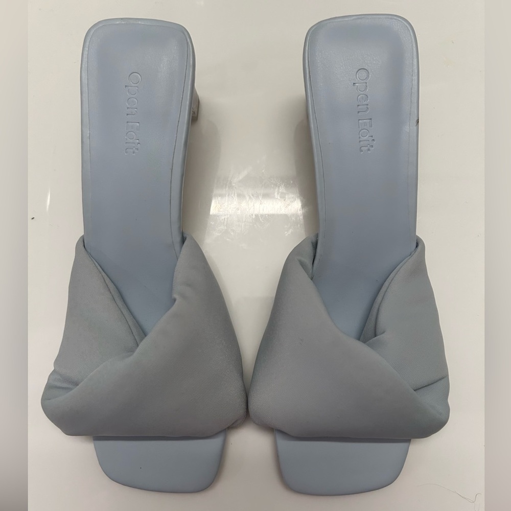 Open edit slip on heels